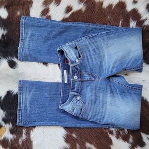 Stetson Denim Blue Jeans 214 City Trousers Size 4 Western Bootcut